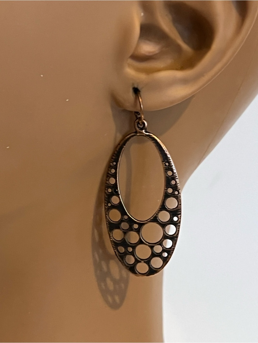 Antique Copper Statement Earrings